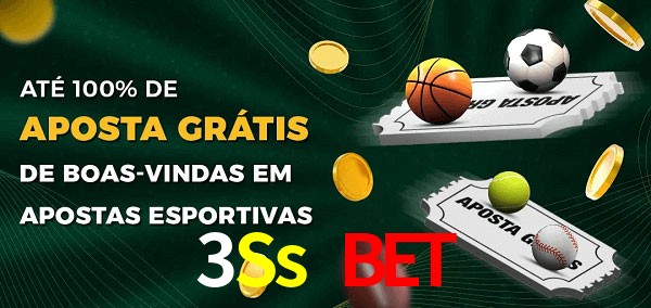 3Ss Bet Ate 100% de Aposta Gratis