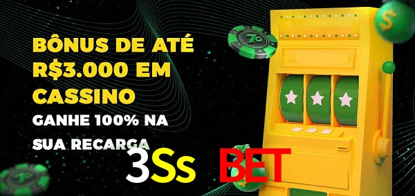 3Ss Bet melhor bônus de depósito