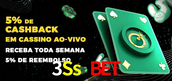 Promoções do cassino ao Vivo 3Ss Bet